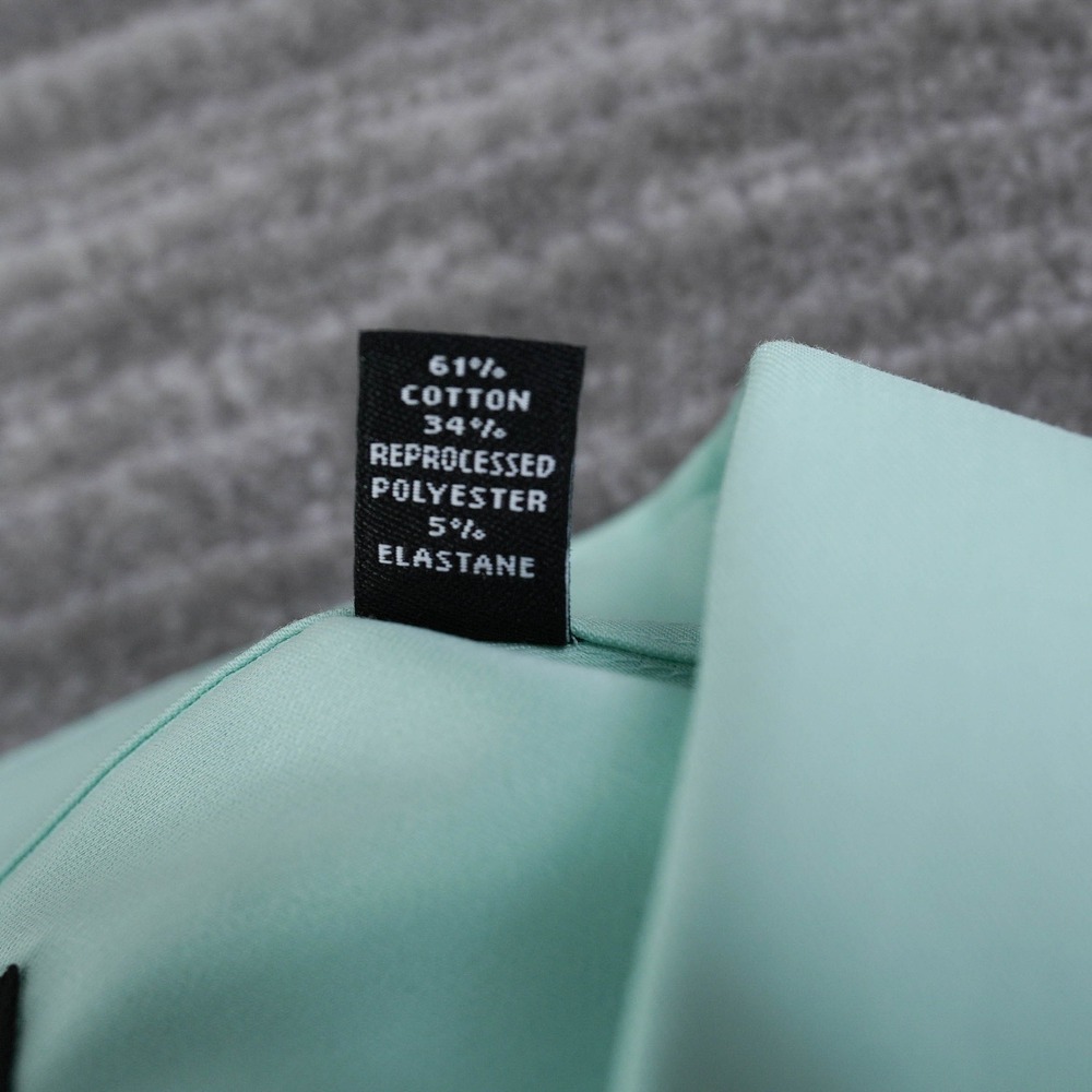 Van Heusen Dress Shirt Men Mint Green Ultra Wrinkle Free Big New 20 34/35 - Picture 9 of 13